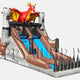 Green Dragon Inflatable Slide for Sale