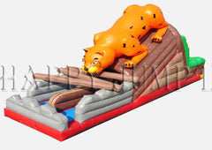 20'H Leopard Slide by Happy Jump