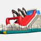 16'H The Penguins Sleigh Slide by Happy Jump