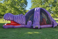 Happy Hippo Commercial Inflatable Bounce House Combo - XL8160