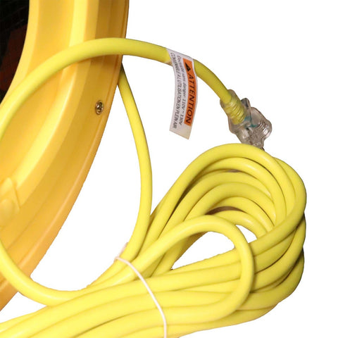Fifteen-Foot High-Visibility Power Cord for Zoom XLT Commercial Inflatable Blowers
