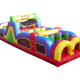 40' Retro Inflatable Obstacle Course with Blower