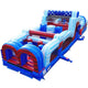 40' Red White Blue Marble Inflatable Obstacle Course with Blower