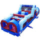 40' Red White Blue Marble Inflatable Obstacle Course with Blower