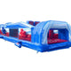 MEGA Red, White, Blue 3-Piece Inflatable Obstacle Course Trio, with Blower