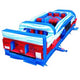 7-Element Red Blue White Marble Inflatable Obstacle Course with Blower