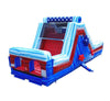 Image of 30' Red White and Blue Marble Rock Climb Slide with Blower