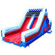 30' Red White and Blue Marble Rock Climb Slide with Blower