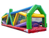 Image of 40' Retro Radical Run Extreme Unit #3 Inflatable Obstacle Course with Blower