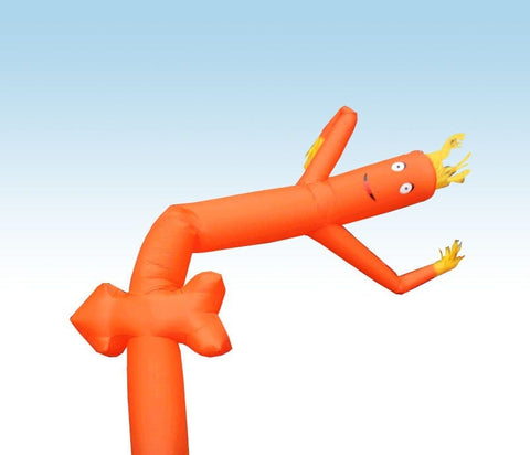 12' Inflatable Tube Man - Orange Arrow