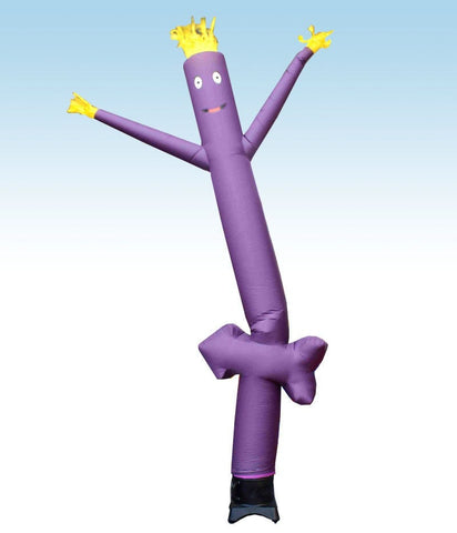 12' Fly Guy Inflatable Tube Man with Blower - Purple Arrow