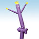12' Inflatable Tube Man - Purple Arrow