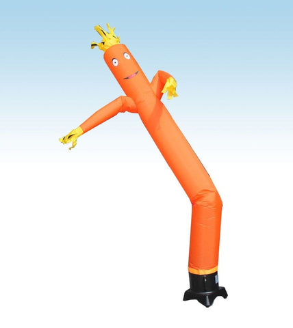 12' Fly Guy Inflatable Tube Man with Blower - Standard Orange