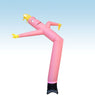Image of 12' Inflatable Tube Man with Blower - Standard Pink