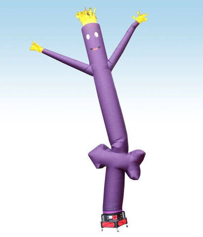 18' Inflatable Tube Man with Blower - Purple Arrow