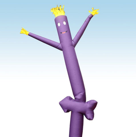 18' Inflatable Tube Man - Purple Arrow