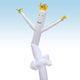 18' Inflatable Tube Man - White Arrow