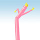 18' Inflatable Tube Man - Standard Pink