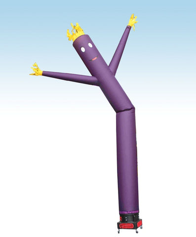 18' Inflatable Tube Man with Blower - Standard Purple