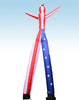 Image of 18' Inflatable Tube Man with Blower - US Flag 2 Leg