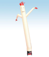 18' Fly Guy Inflatable Tube Man with Blower - Standard White