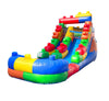 Image of Rental Lite 12' Building Block Water Slide with Blower