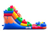 Image of Rental Lite 12' Building Block Water Slide with Blower