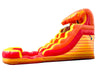 Image of 12' Rental Lite Fire Marble Inflatable Water Slide with Blower