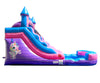 Image of 12' Rental Lite Pink Unicorn Inflatable Water Slide