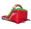 Image of 12' Rental Lite Rainbow Double Lane Inflatable Water Slide with Blower