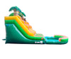 Image of 15' Rental Lite Tropical Inflatable Water Slide with Blower and Pool