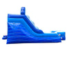 Image of 12' Blue Marble Inflatable Water Slide with Blower
