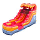 12' Tall Fire Red Marble Wave Inflatable Water Slide with Blower