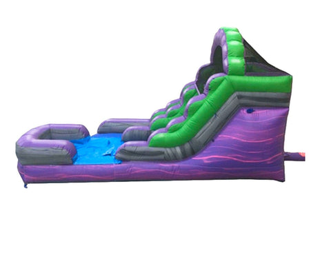 Multisize Slide Trio - Commercial Inflatable Water Slide with Blower, Trio 12', 15' and 18'
