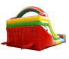 Image of Save on 12' Rainbow Double Lane Commercial Water Slide with Blower