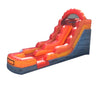 Image of Save on 15' Fire Marble Inflatable Water Slide with Blower