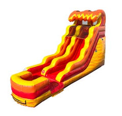 15' Tall Lava Wave Marble Wet/Dry Inflatable Slide with Blower