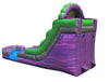Image of 15' Purple Marble Inflatable Water Slide with Blower