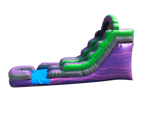 Buy 15' Purple Marble Inflatable Water Slide with Blower