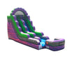 Image of Save on 15' Purple Marble Inflatable Water Slide with Blower