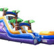 15'H Tropical Purple Marble Inflatable Water Slide with Blower by POGO