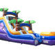 15' Tropical Purple Marble Inflatable Water Slide with Blower
