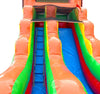 Image of 15' Tall Rainbow Modular Wet / Dry Inflatable Slide with Blower