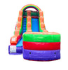 Image of 15' Tall Rainbow Wet/Dry Inflatable Slide with Blower