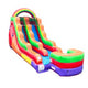 15' Tall Rainbow Wet/Dry Inflatable Slide with Blower