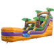 15'H Tropical Yellow Marble Inflatable Water Slide with Blower by POGO