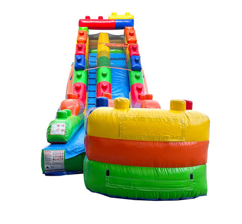 18' Building Block Inflatable Water Slide with Blower