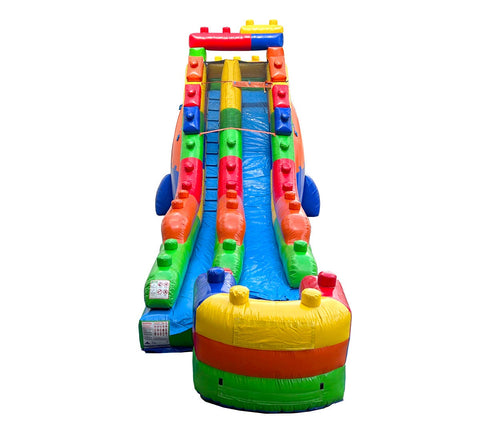18' Building Block Inflatable Water Slide with Blower