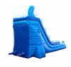Image of 18' Blue Marble Wave Inflatable Water Slide with Blower