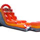18' Fire Red Marble Inflatable Water Slide with Blower